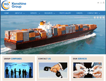 Tablet Screenshot of kenshinegroup.com